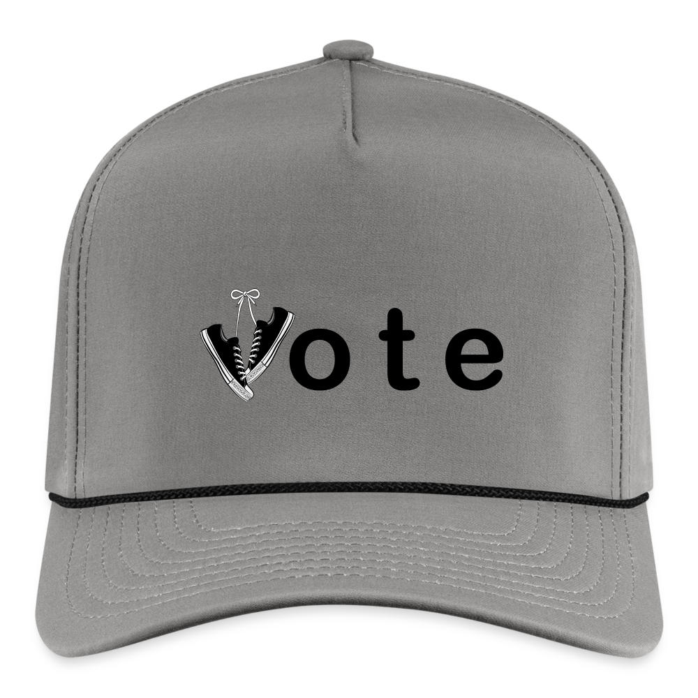 VOTE WIN- Rope Cap - gray/black