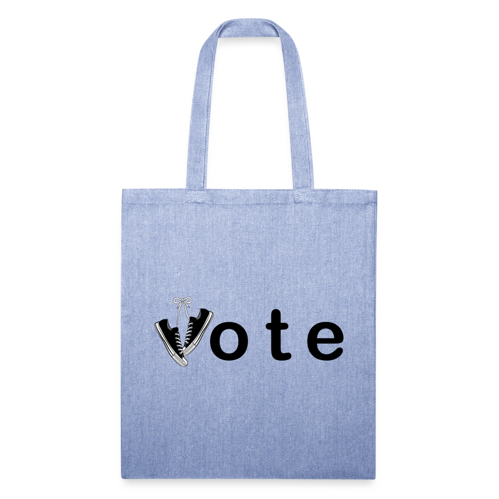 VOTE WIN- Recycled Tote Bag - light Denim