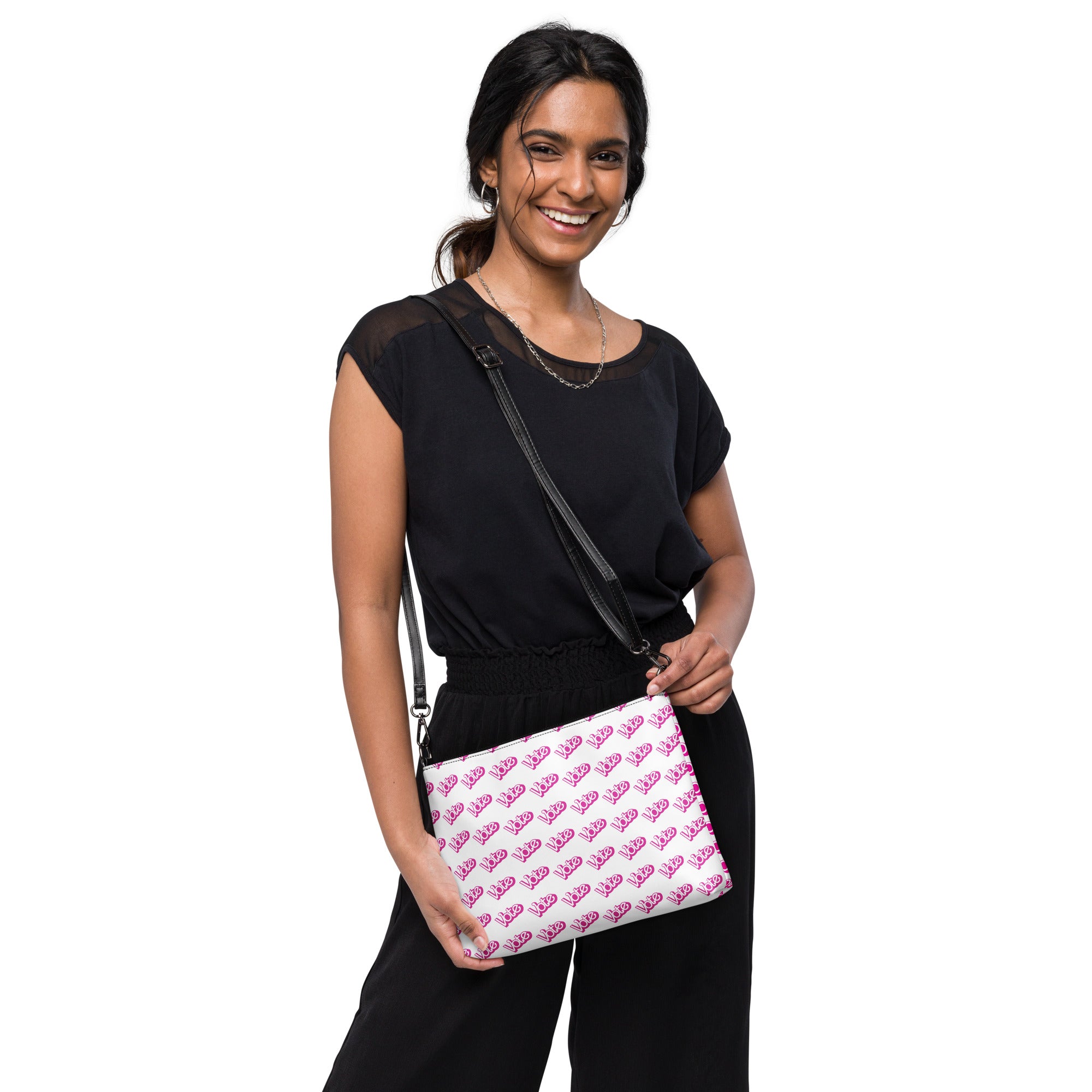 VOTE PINK- Crossbody Bag