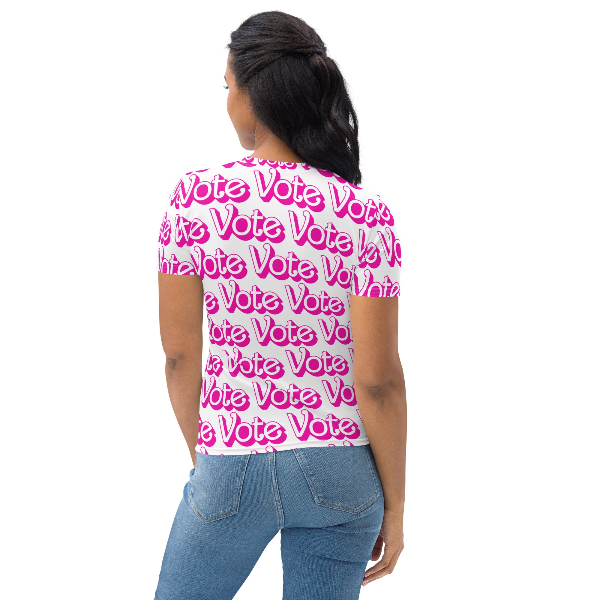 Vote (Vote Vote Vote) Pink - Women's T-shirt