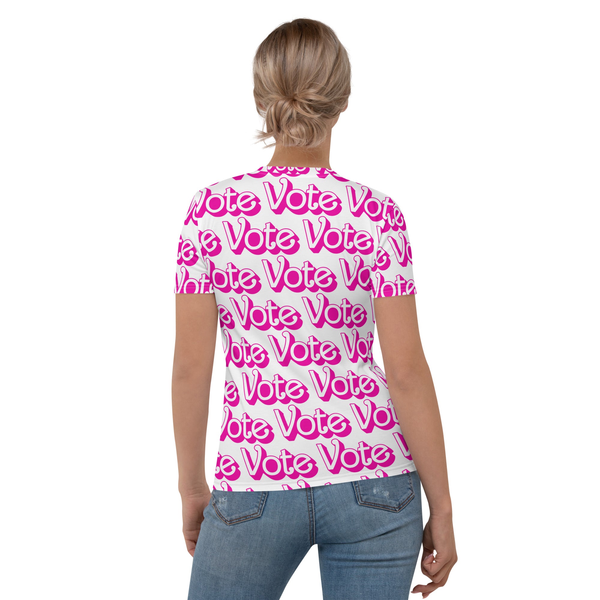 Vote (Vote Vote Vote) Pink - Women's T-shirt