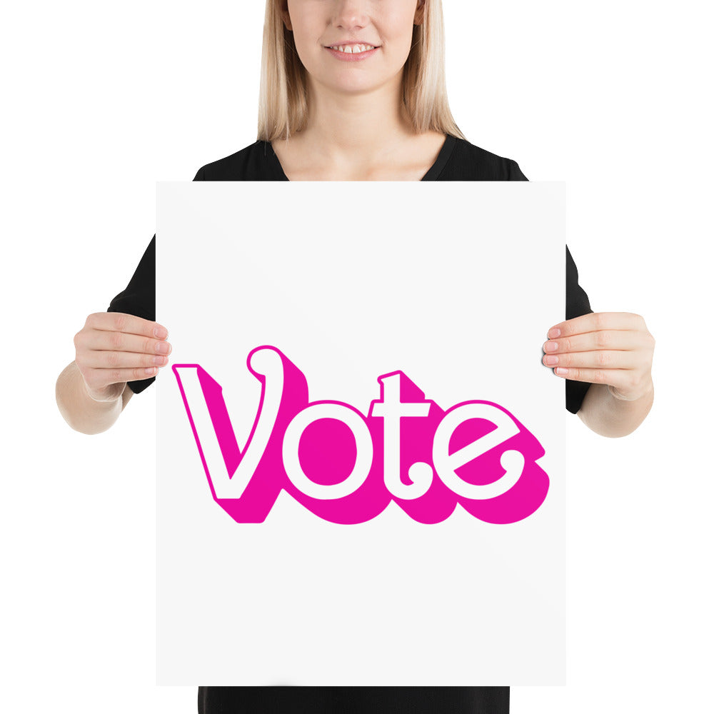 VOTE PINK- Poster