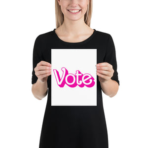 VOTE PINK- Poster