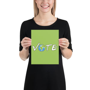 VOTE EARTH Poster