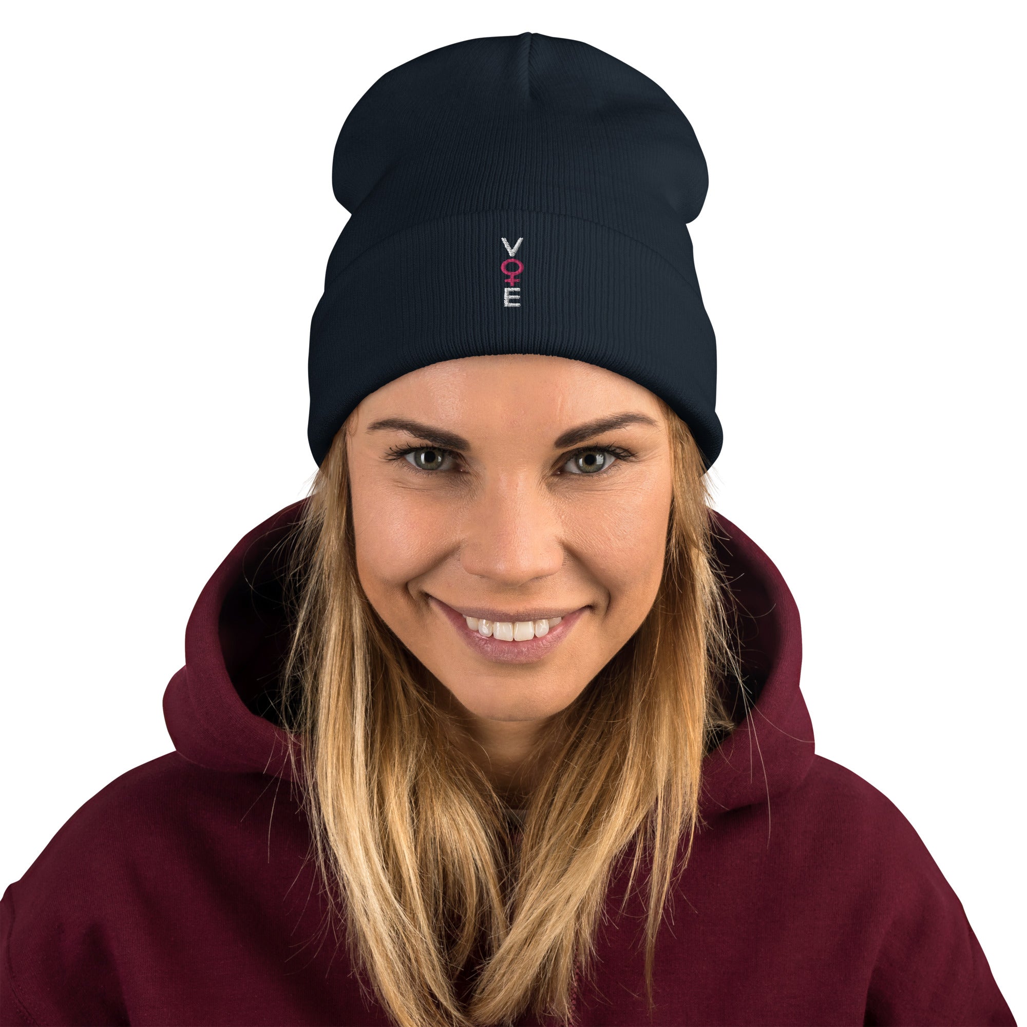 SHE VOTES- Embroidered Beanie