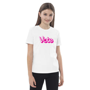 VOTE PINK- Organic cotton kids t-shirt