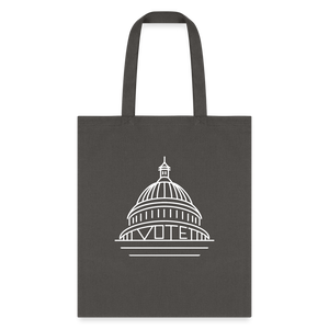 Vote Democracy - Tote Bag - charcoal