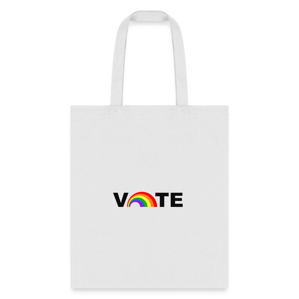 Vote Proud- Tote Bag - white