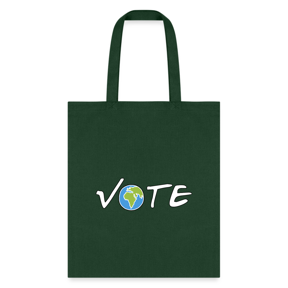 Vote Earth- Tote Bag - forest green