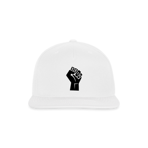 VOTE POWER Snapback Baseball Cap - white