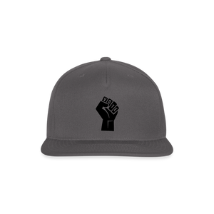 VOTE POWER Snapback Baseball Cap - dark grey