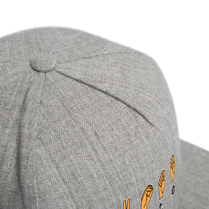 Vote Sign Snapback Baseball Cap - heather gray