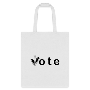 VOTE WIN - Tote - white