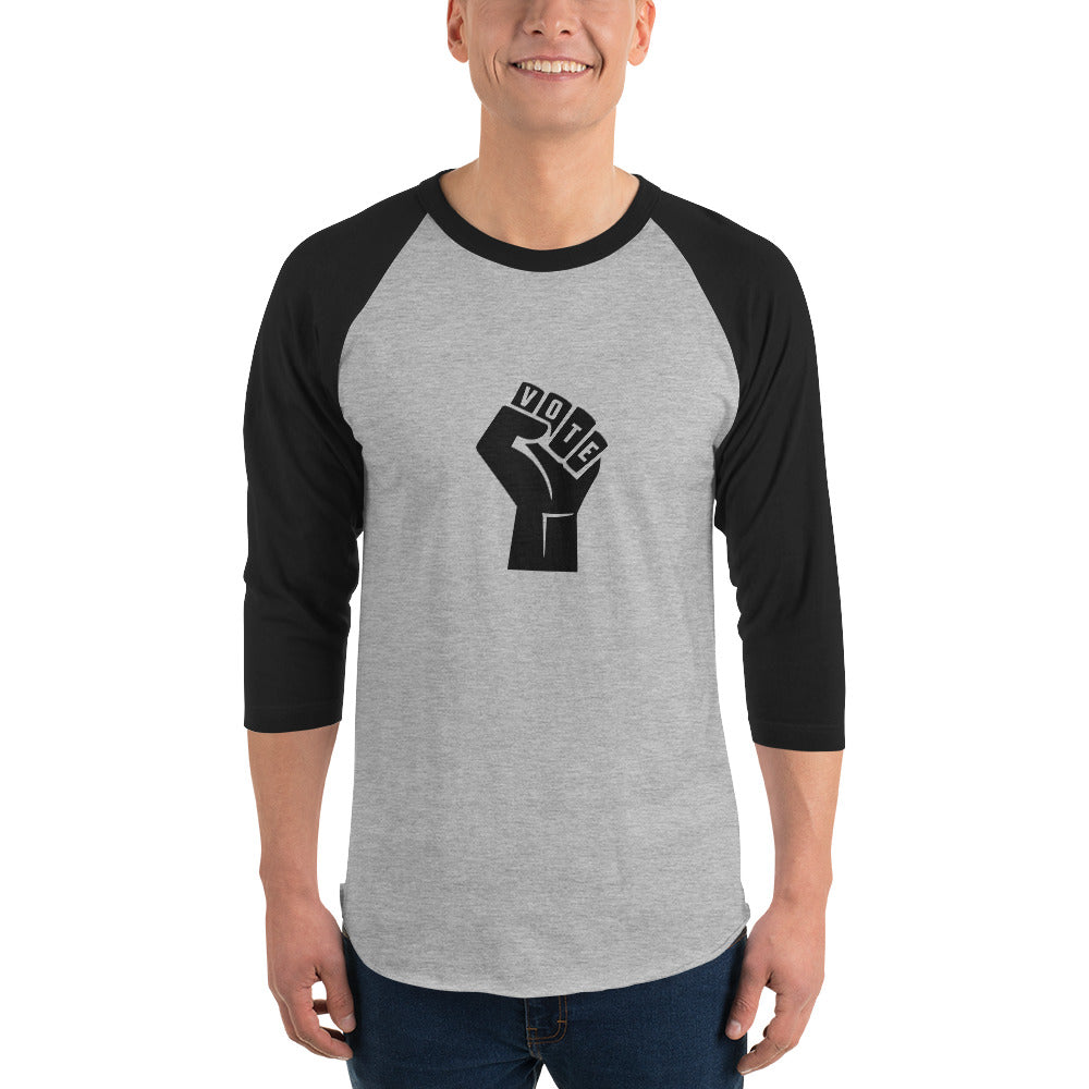 VOTE POWER- 3/4 Sleeve Raglan Shirt