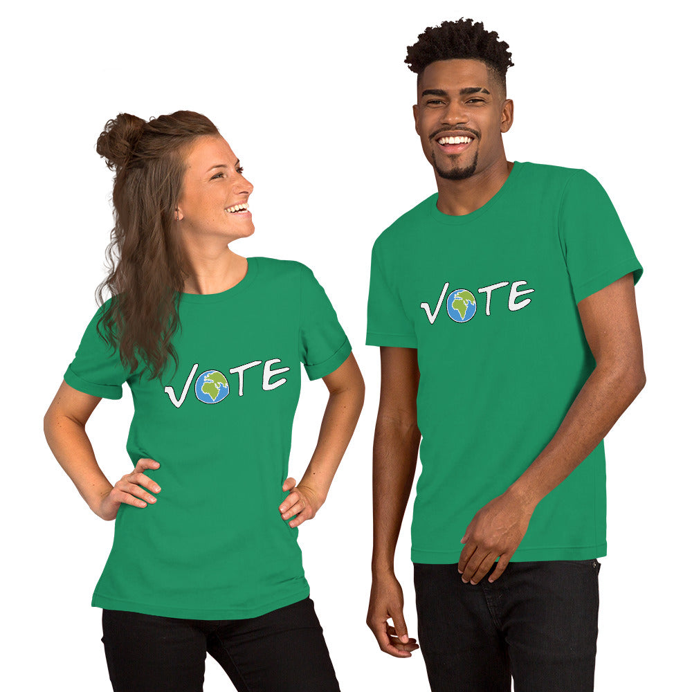 VOTE EARTH- Unisex t-shirt