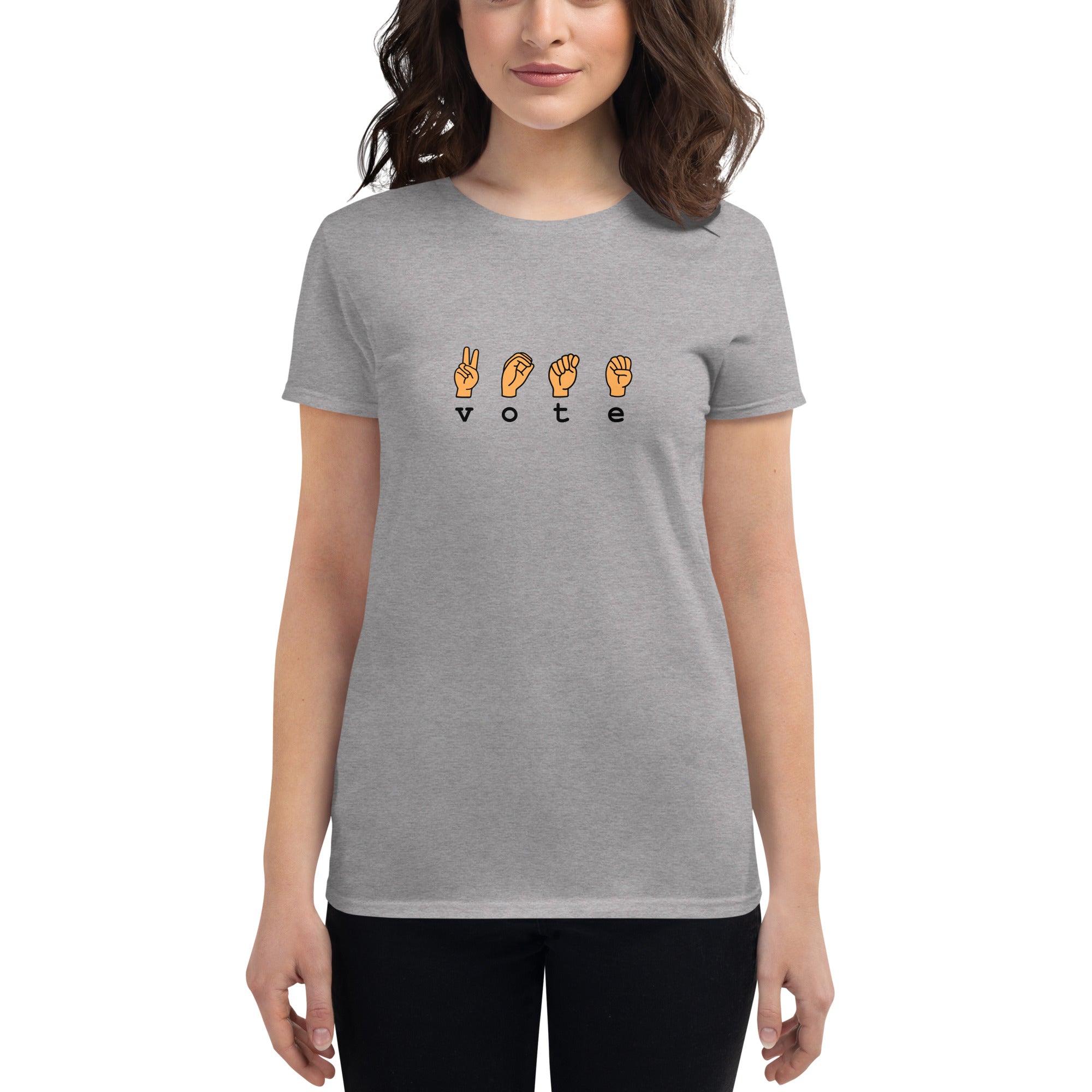 VOTE SIGN- Women's Short Sleeve T-shirt