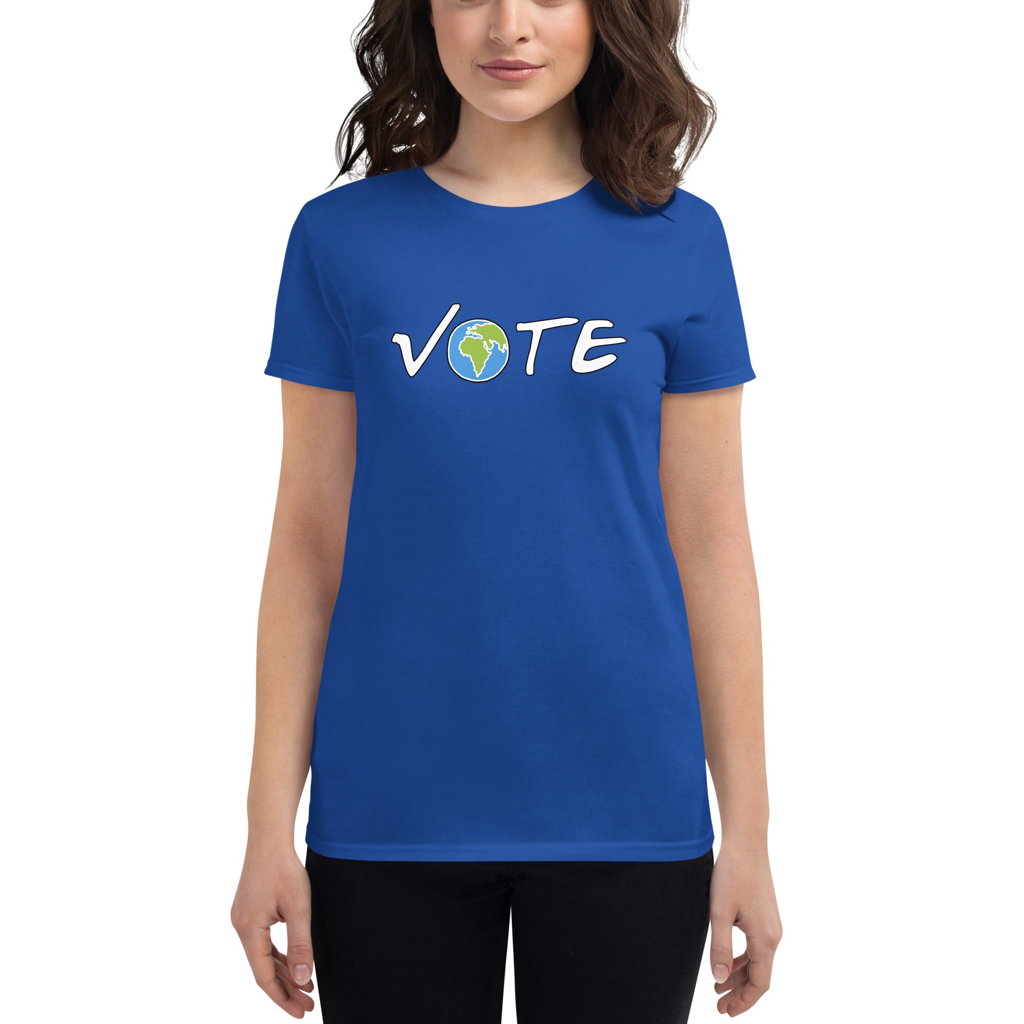 VOTE EARTH- Women's short sleeve t-shirt