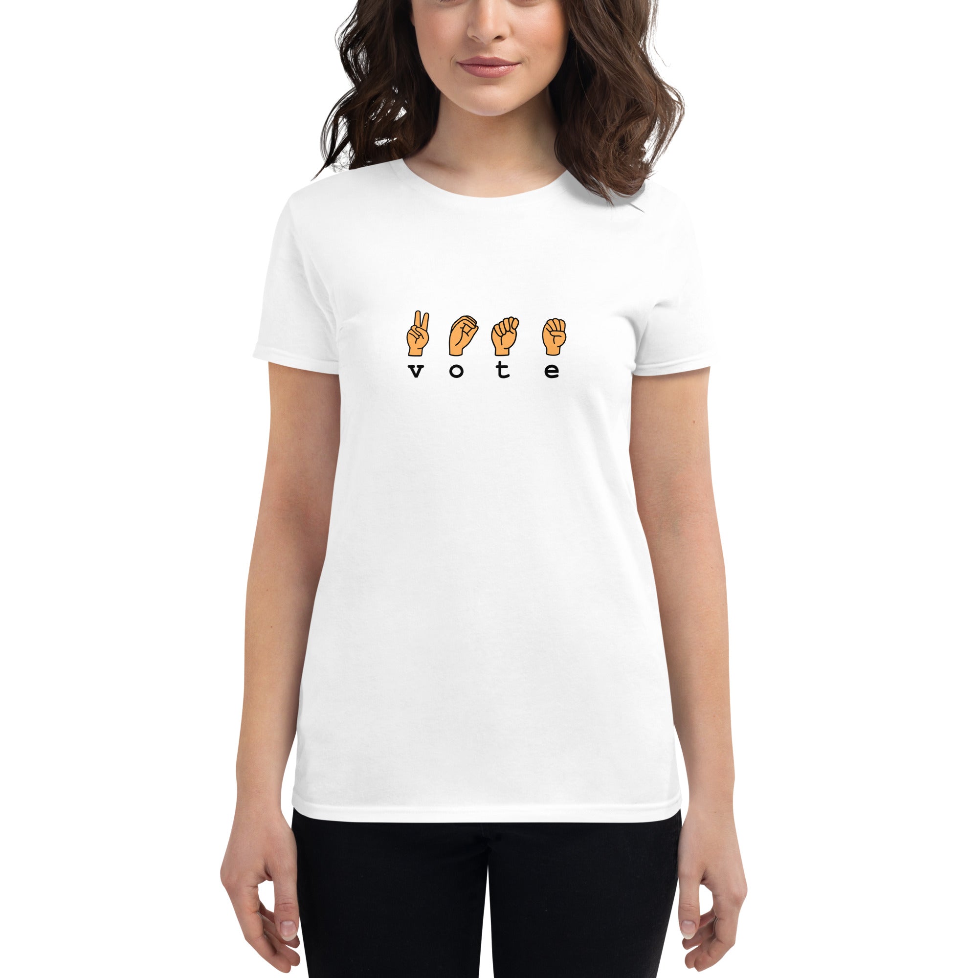 VOTE SIGN- Women's Short Sleeve T-shirt