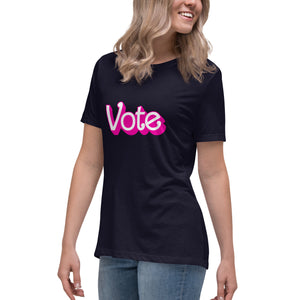 VOTE PINK- Women's Relaxed T-Shirt