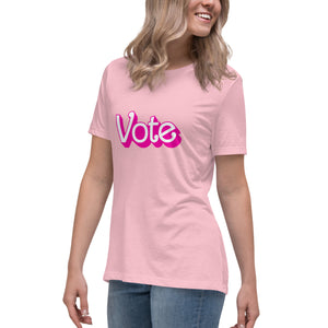 VOTE PINK- Women's Relaxed T-Shirt