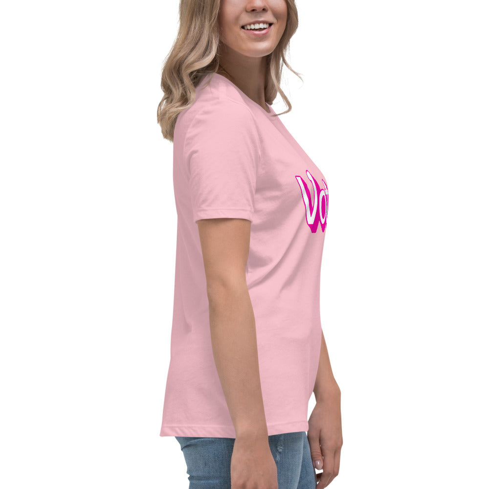 VOTE PINK- Women's Relaxed T-Shirt