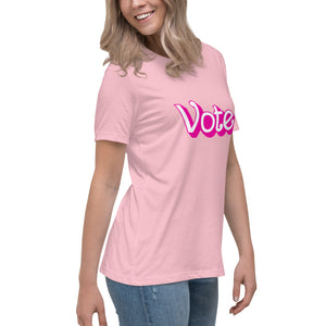 VOTE PINK- Women's Relaxed T-Shirt