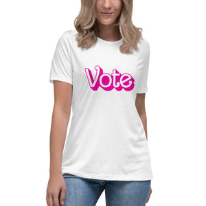 VOTE PINK- Women's Relaxed T-Shirt