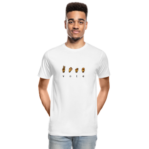 Sign - Men’s Premium Organic T-Shirt - white