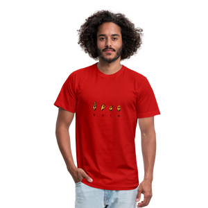 Sign - Unisex Jersey T-Shirt by Bella + Canvas - red
