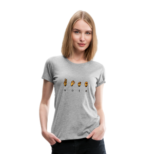 Sign - Women’s Premium T-Shirt - heather gray