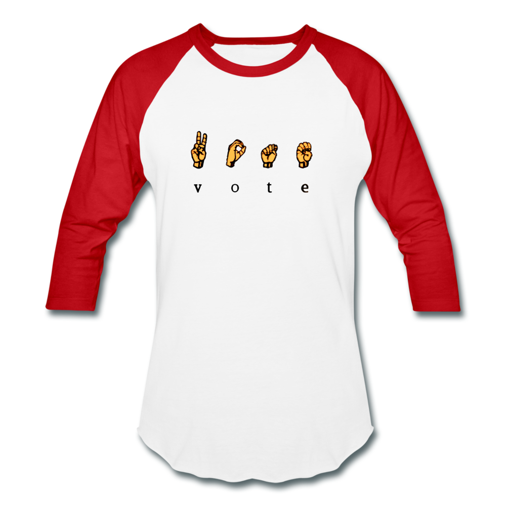 Sign - Baseball T-Shirt - white/red