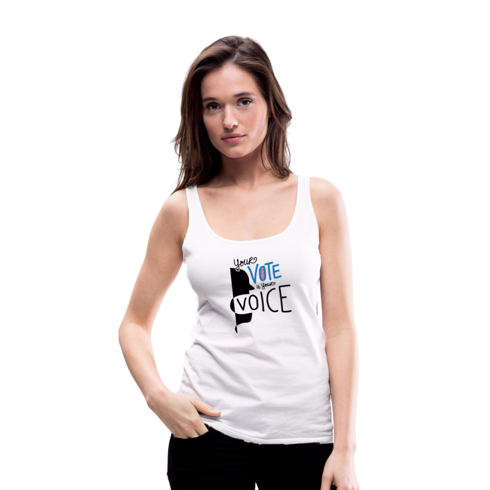 Shout  - Women’s Premium Tank Top - white