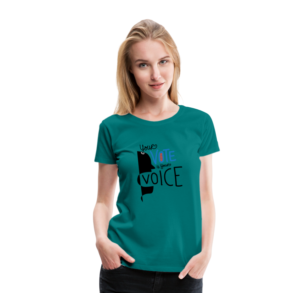Shout - Women’s Premium T-Shirt - teal