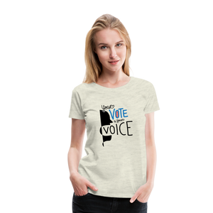 Shout - Women’s Premium T-Shirt - heather oatmeal