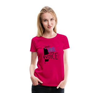 Shout - Women’s Premium T-Shirt - dark pink