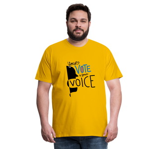 Shout - Men's Premium T-Shirt - sun yellow