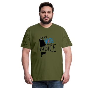 Shout - Men's Premium T-Shirt - olive green