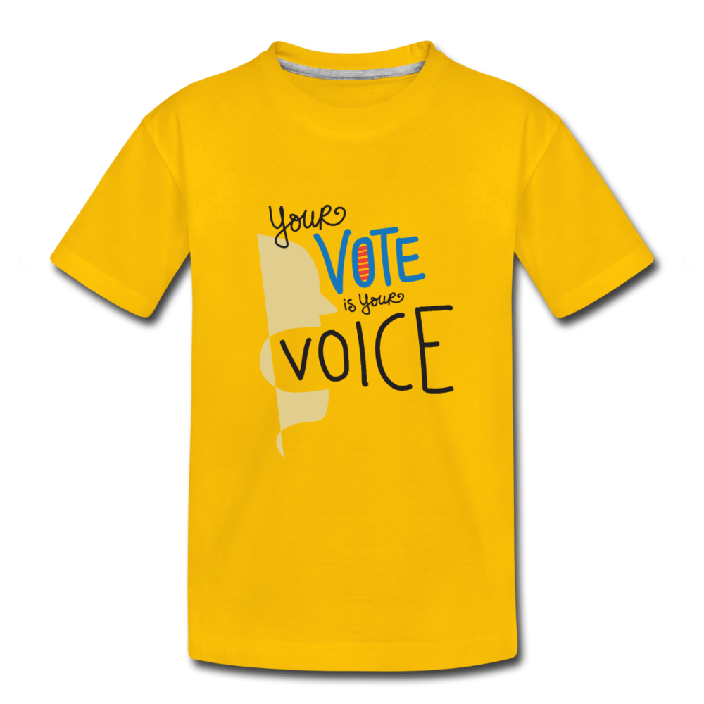 Shout II - Kids' Premium T-Shirt - sun yellow