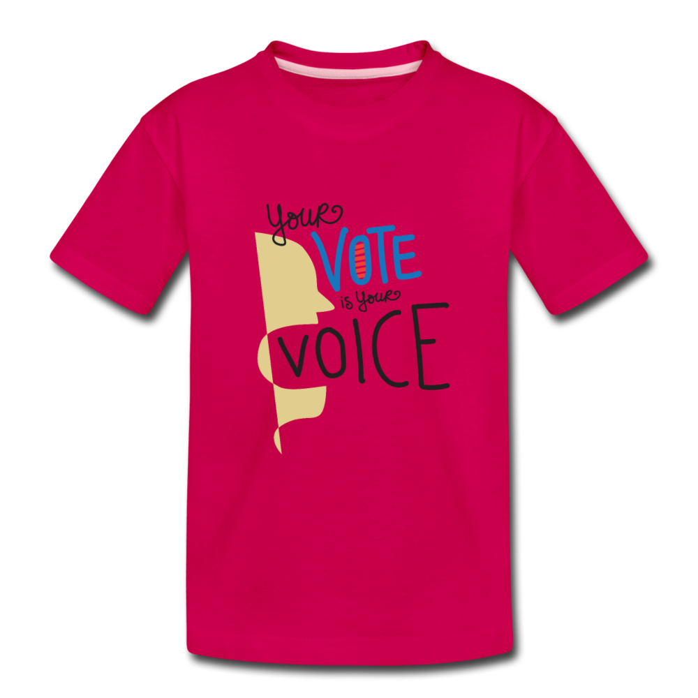 Shout II - Kids' Premium T-Shirt - dark pink