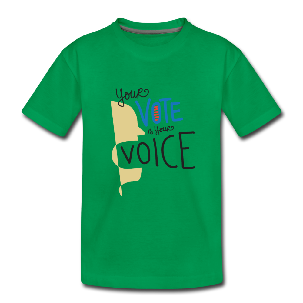 Shout II - Kids' Premium T-Shirt - kelly green