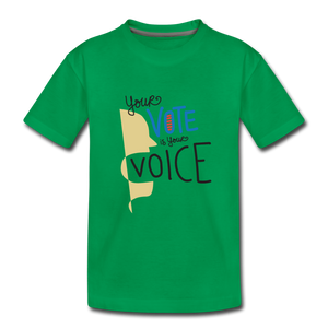 Shout II - Kids' Premium T-Shirt - kelly green