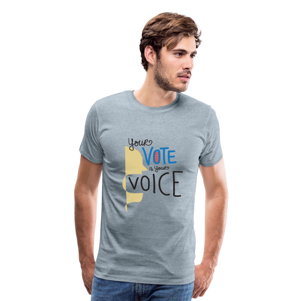 Shout II - Men's Premium T-Shirt - heather ice blue