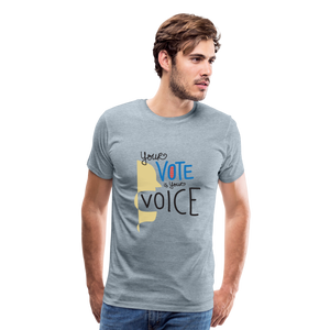 Shout II - Men's Premium T-Shirt - heather ice blue