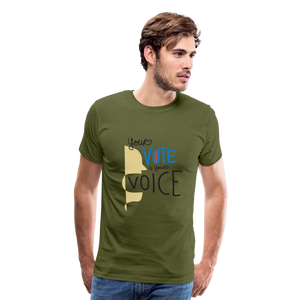 Shout II - Men's Premium T-Shirt - olive green