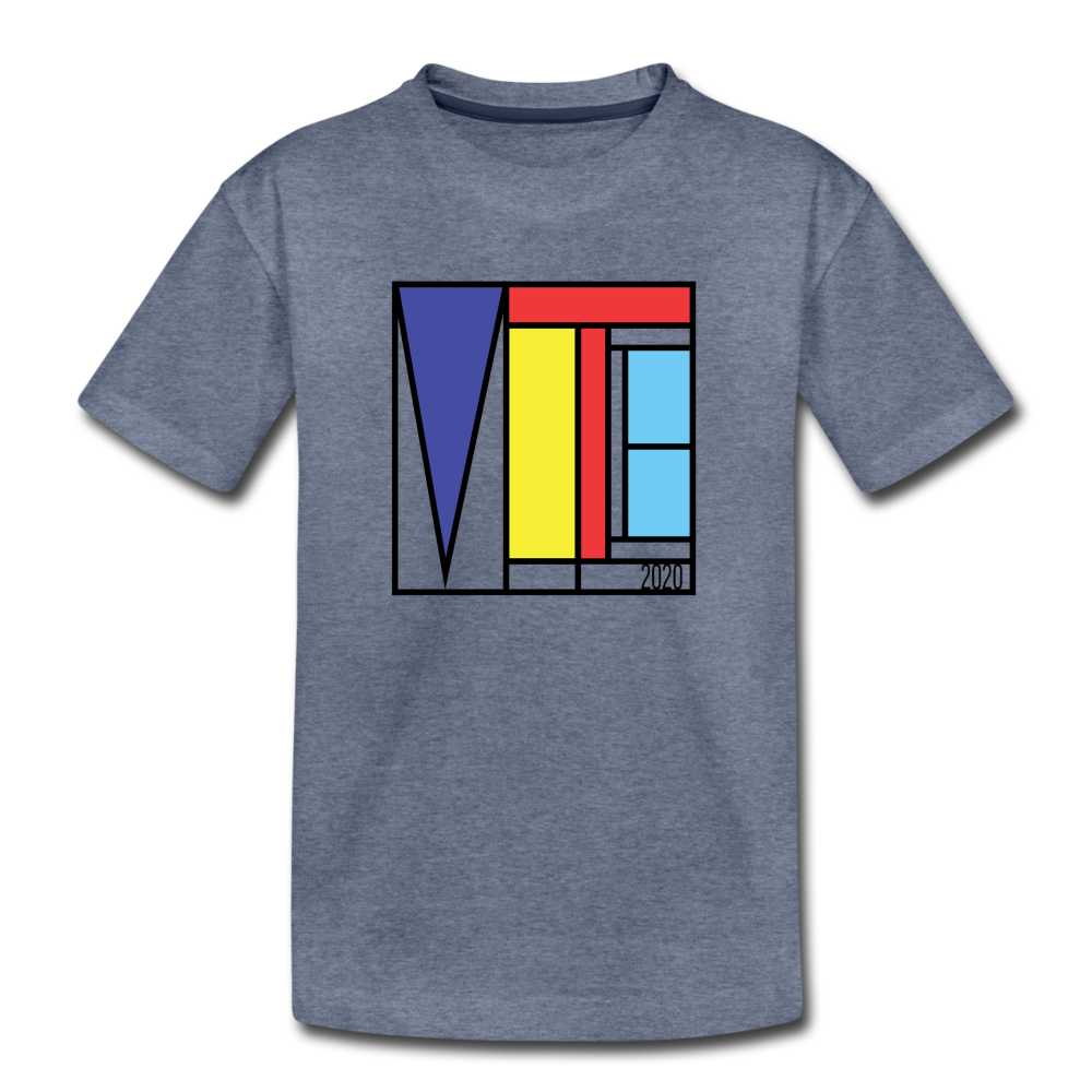 Vote Art - Kids' Premium T-Shirt - heather blue