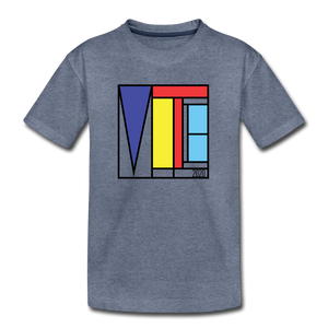 Vote Art - Kids' Premium T-Shirt - heather blue