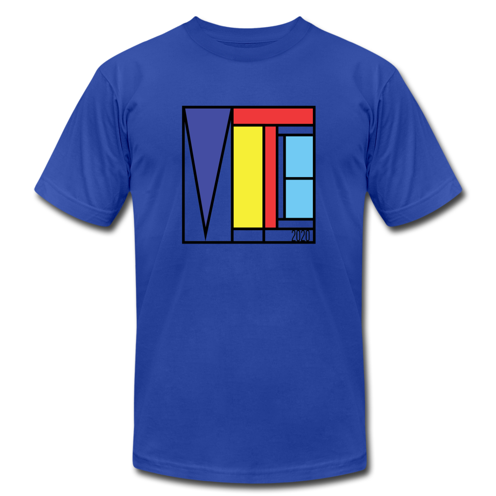 Vote Art - Unisex Jersey T-Shirt by Bella + Canvas - royal blue