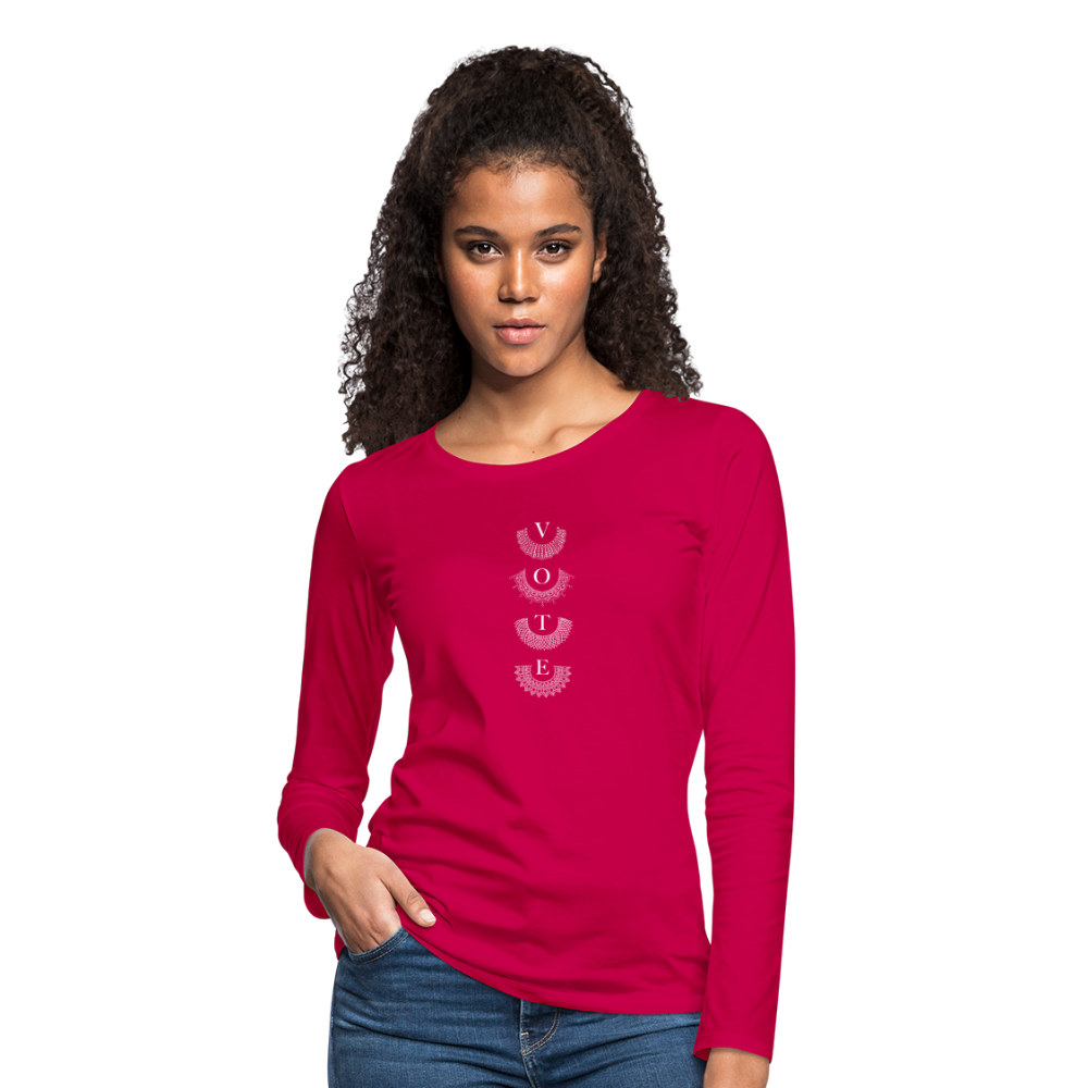 RBG Fervent Wish - Women's Premium Long Sleeve T-Shirt - dark pink