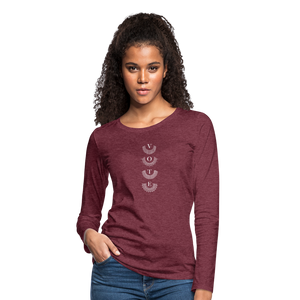 RBG Fervent Wish - Women's Premium Long Sleeve T-Shirt - heather burgundy