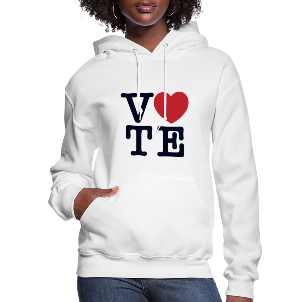 Vote Love - Women’s Premium Hoodie - white